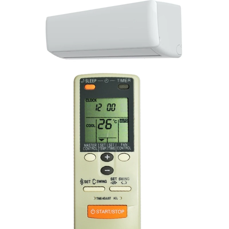 Универсальный пульт дистанционного управления кондиционером с ЖК-дисплеем для AR-JW2 JW33 AR-DL3 с простым управлением и