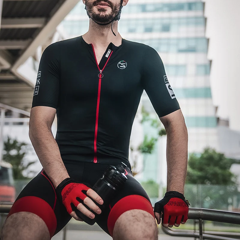 

SPAKCT Summer cycling suit Men's cycling pants, women's set, road bike, cycling harness, cycling shorts