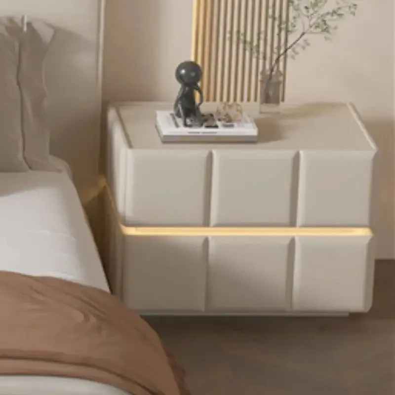 منظم طاولات ليلية كلاسيكية حديثة خشبية سوداء فريدة من نوعها للتخزين طاولات يابانية بسيطة أثاث منزلي من De Chevet