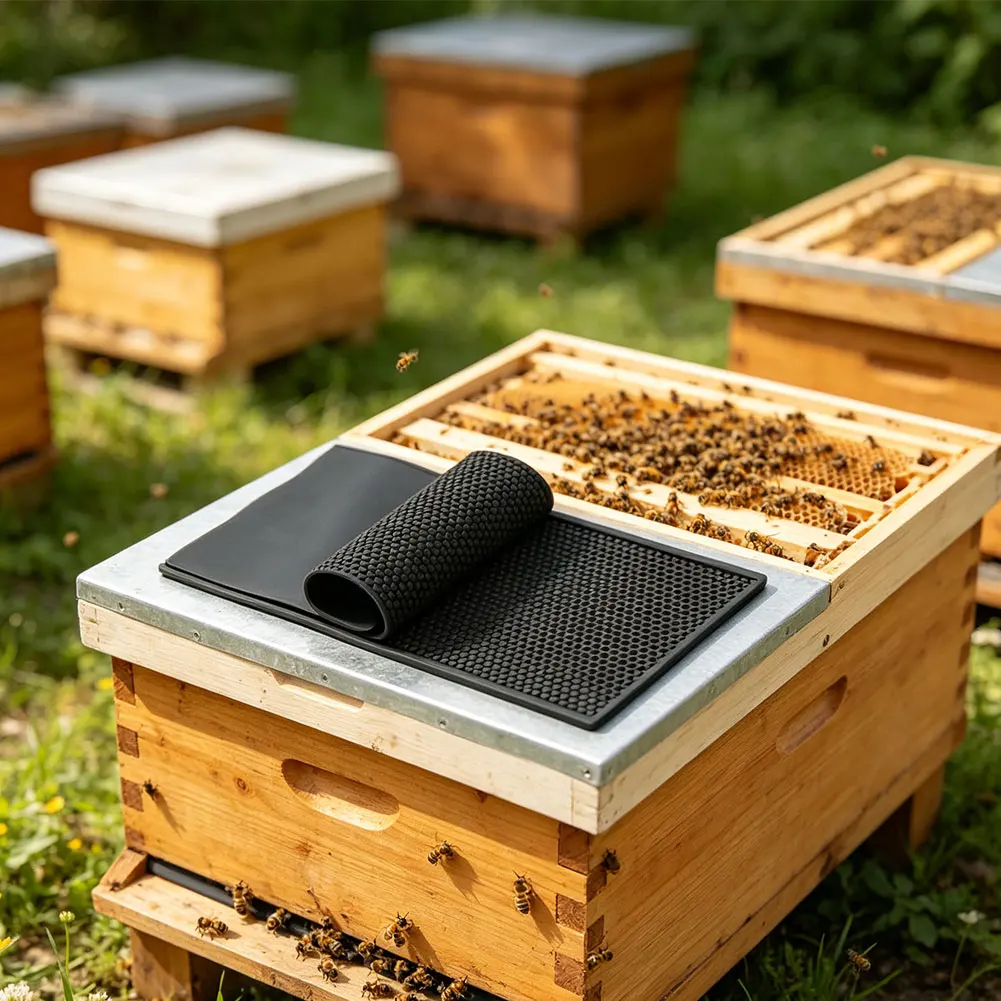 For Beekeeping Tools Silicone For Honeycomb Beeswax Foundation Sheets For Mold For Bee Farming Press Embosser