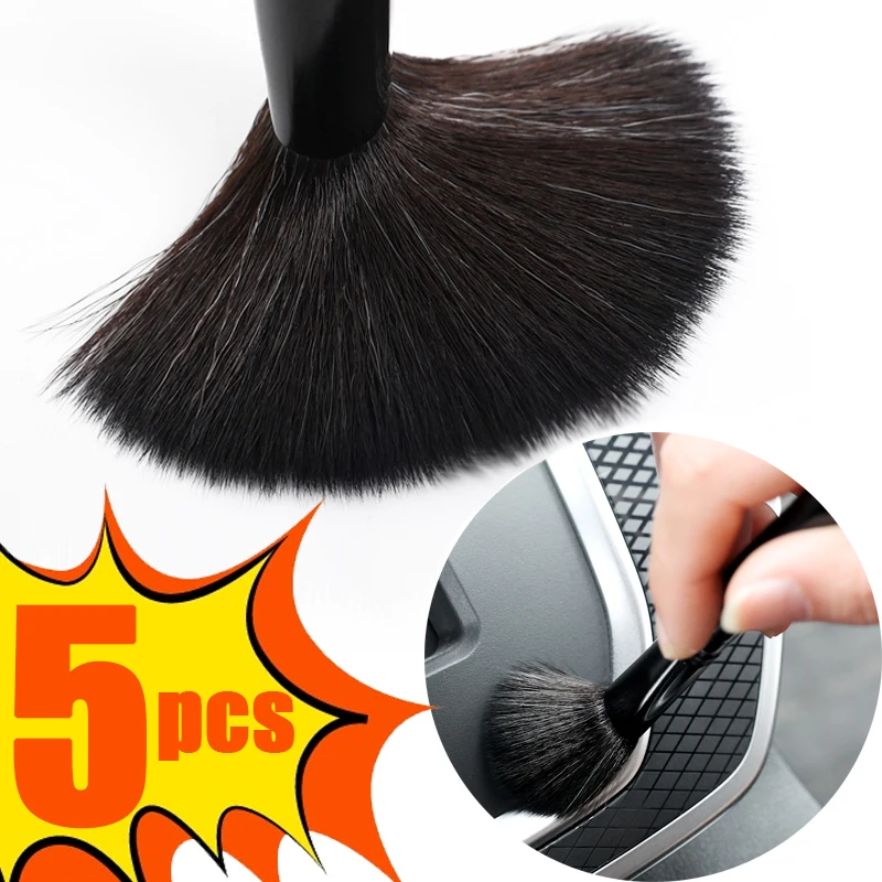 Cleaning Brush Car Air Vent Clean Crevice Sweep Duster Auto Interior with Brushes Cars Wash Tools Home Office Dusting Tool