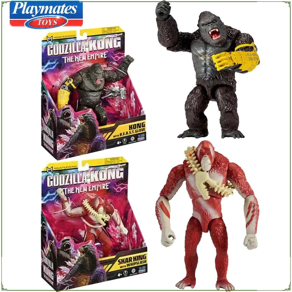 

Official Playmates Godzilla Vs. Kong Action Figures Cartoon Exquisite Realistic High-quality Movable Model Desktop Display Gifts