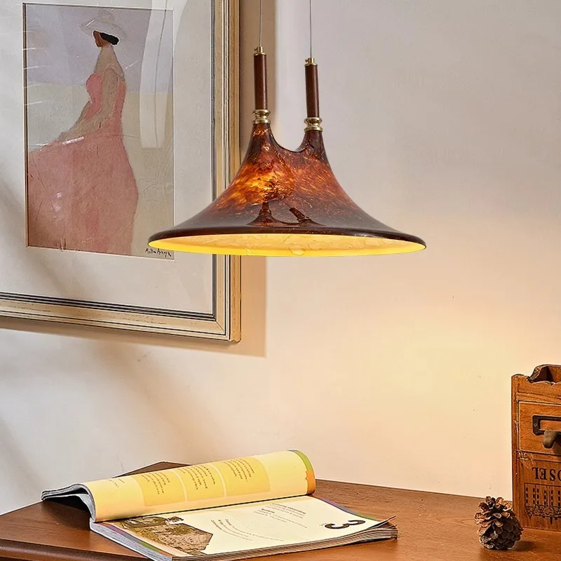 

Modern Creative Personalized Restaurant Pendant Lamp Art Bar Counter Dining Table Living Room Retro Decorative Lighting Fixtures