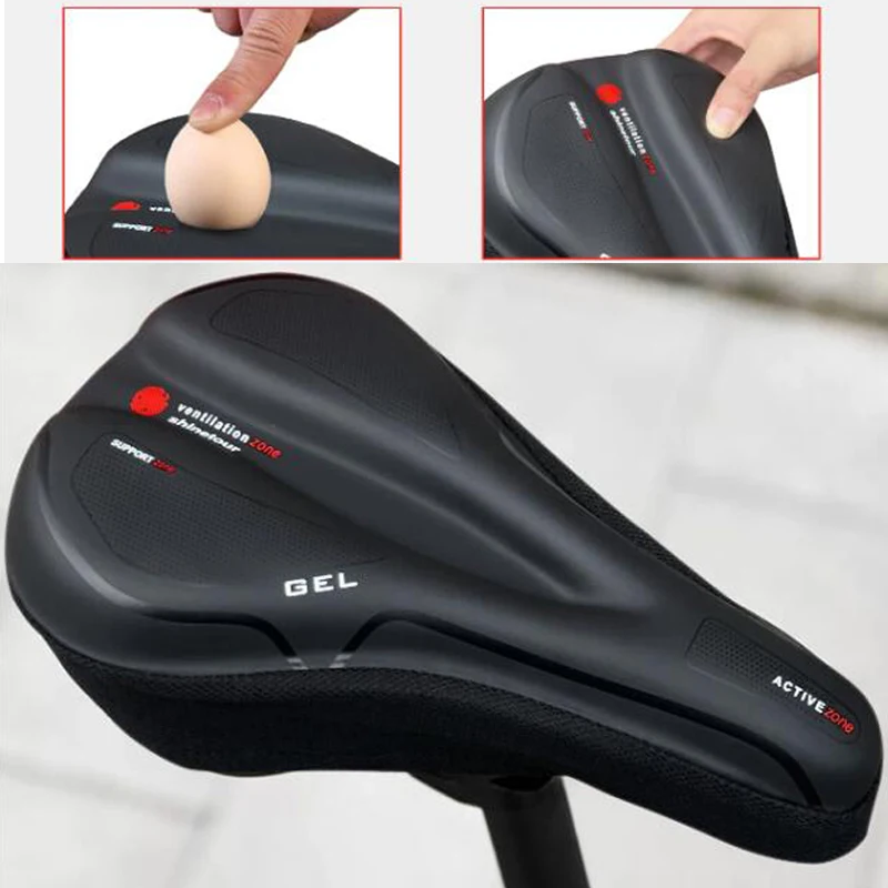 Waterproof Road Bike Saddle Cushion Comfortable MTB Bicycle Seat Cover Breathable Mountain Bike Cycling Seat Cover
