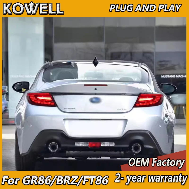 

Стайлинг автомобиля для Toyota GR86 Задние фонари 2022-2023 Subaru BRZ Задний фонарь FT86 Задние задние фонари DRL Противотуманные тормозные указатели поворота заднего вида