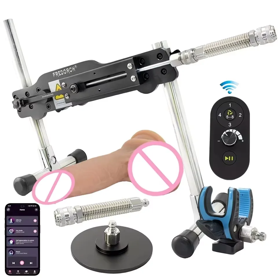 Hot-Selling Remote/APP Control Adult Sex Machine and Dildos Toy Sex Machine for Male and Female Masturbation Love Machine