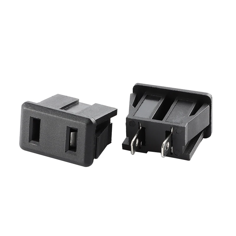 SP-864 AC 10A 250V 2pin AC Power Socket /Outlet JACK Plug Panel