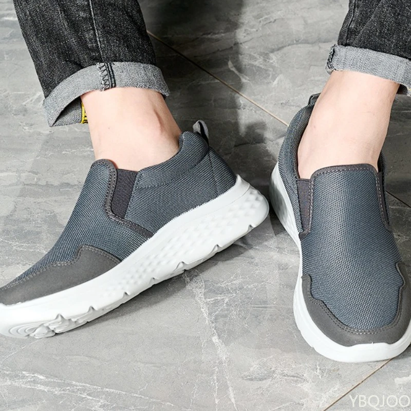 

Осенняя мода большого размера, новая дышащая повседневная удобная мужская обувь, универсальная легкая обувь на плоской подошве, спортивная мужская обувь