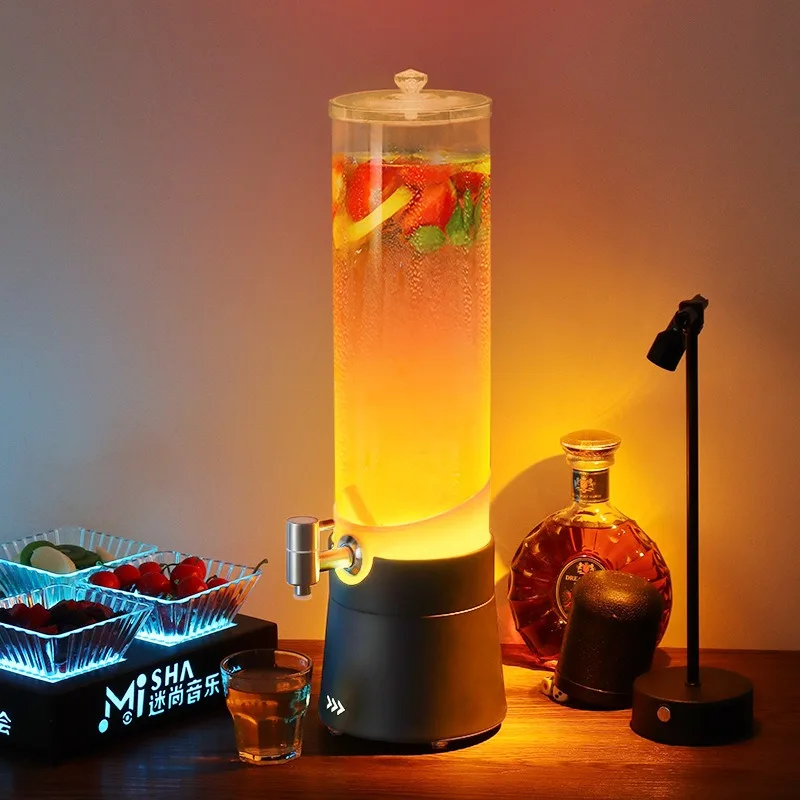 

Bar Beer Keg Luminous Draft Beer Keg Bar KTV with Faucet 2L3L Luminous Wine Cannon Beer Drink Keg