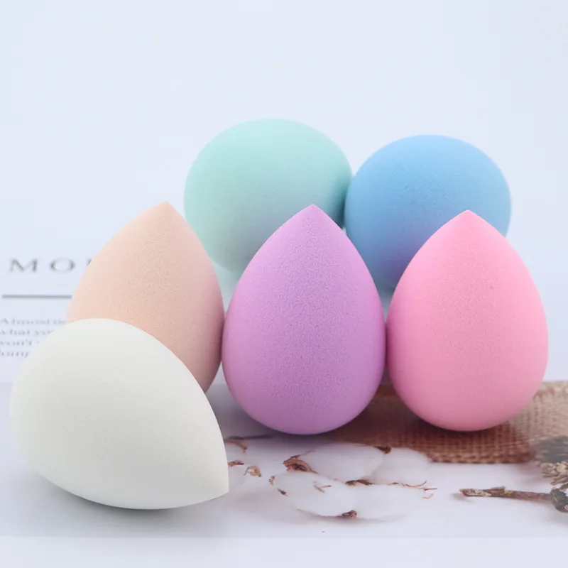 Fashion Make up Blender Cosmetic Puff Makeup Sponge Foundation Powder Sponge Beauty Egg Tool Makeup Tool Wet and Dry Use 4*6cm