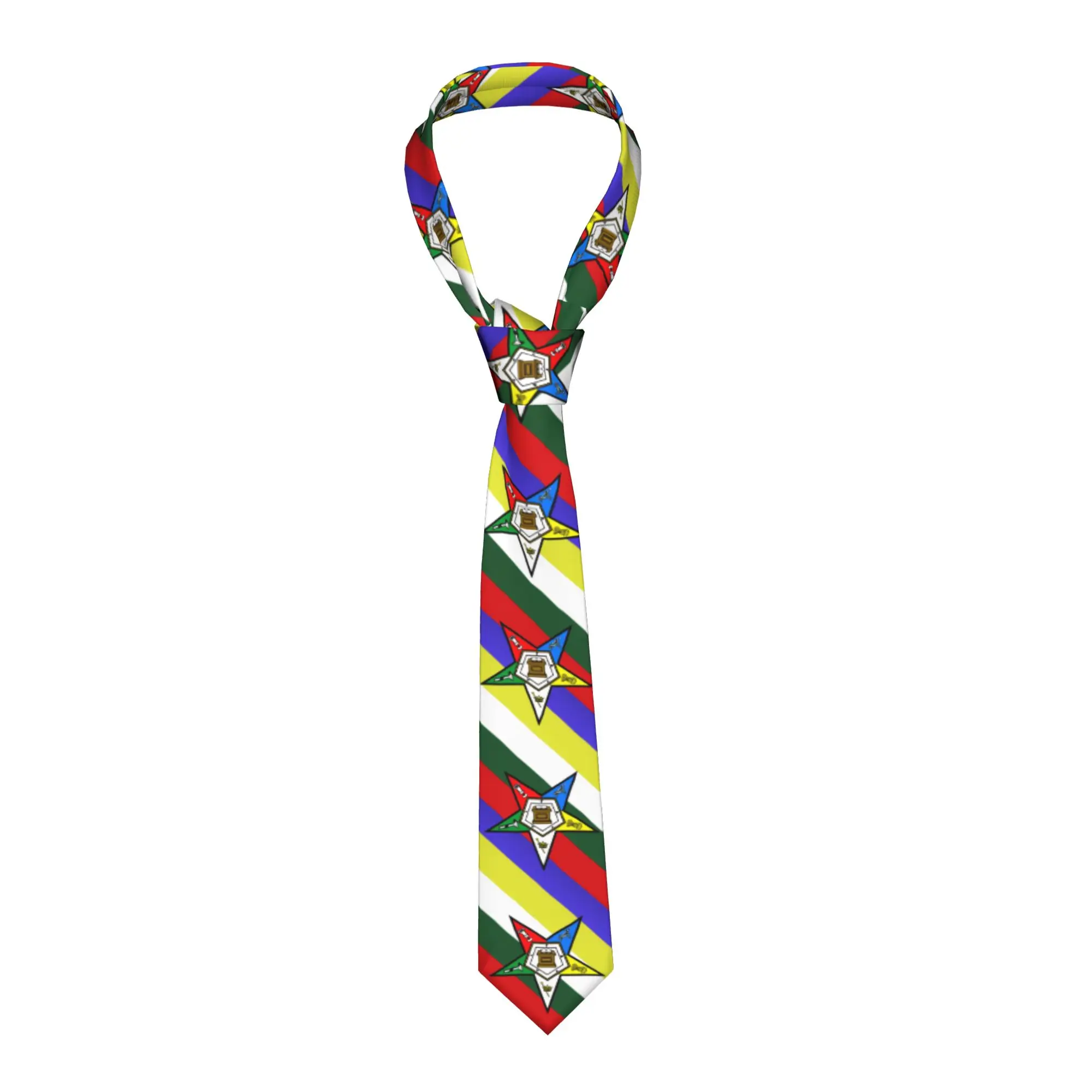 gravatas-com-logotipo-fashion-order-of-the-eastern-star-para-homens-de-negocios