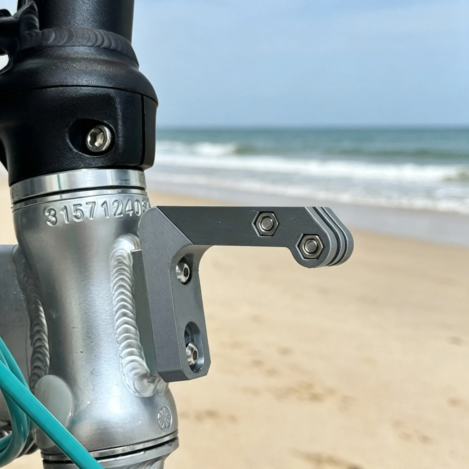 Faltbarer Fahrrad-Lichthalter, Gopro-Adapterhalterung für Brompton Pig Nose Frontlicht – Detail 9