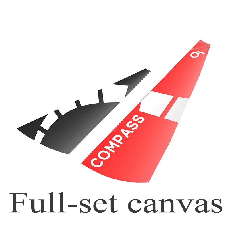 Orans Remote‑Controlled Sailboat Unpowered COMPASS Racing Boat Spare Parts: Boom, Mast, Cotter Pin, Keel 79101