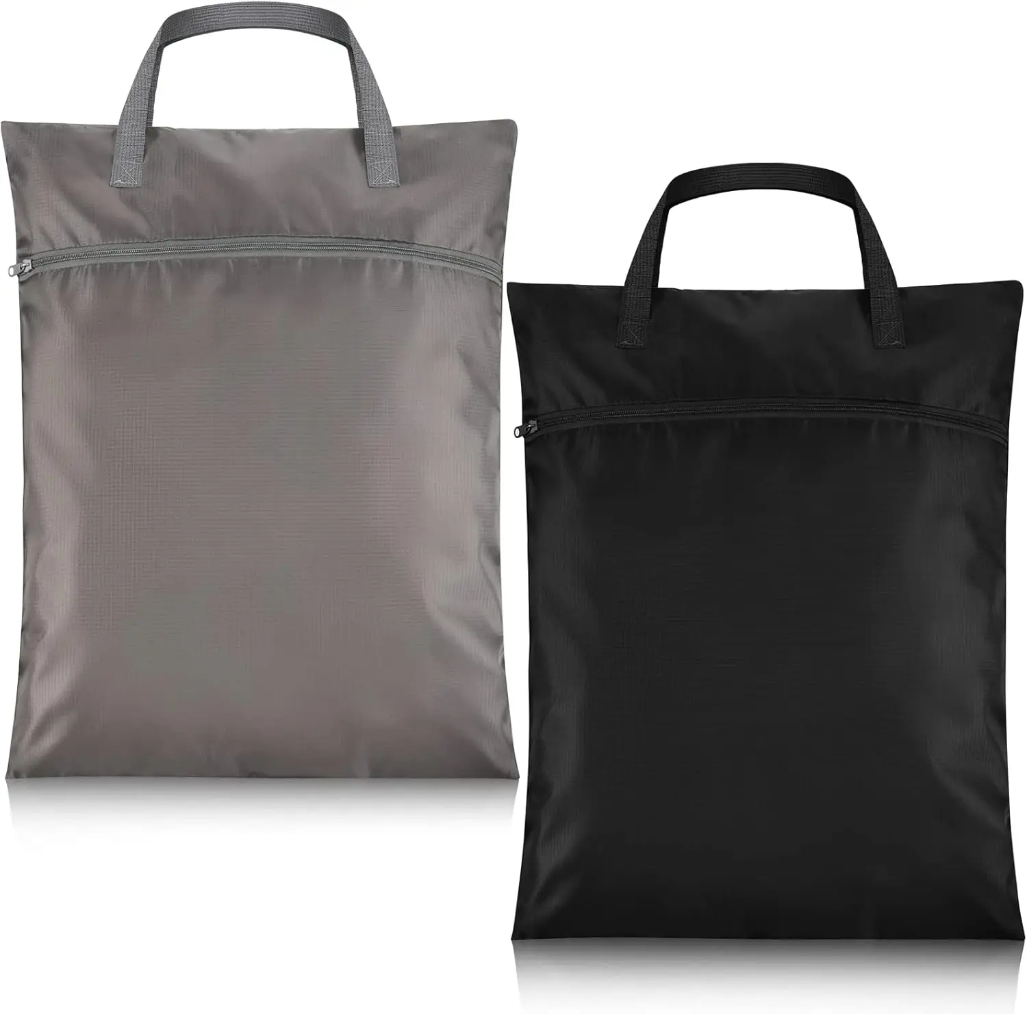 

2 Pcs Travel Laundry Bags Waterproof with Handle Dirty Clothes Bag for Traveling Hanging Laundry Hamper with Two Zippered