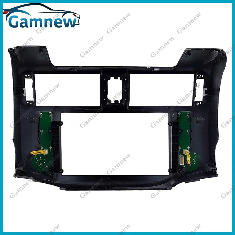 OUIO Car 9 Inch Frame Fascia Adapter Canbus Box Decoder Android Radio Dash Fitting Panel Kit for Toyota 4Runner 2009-2013 Custom