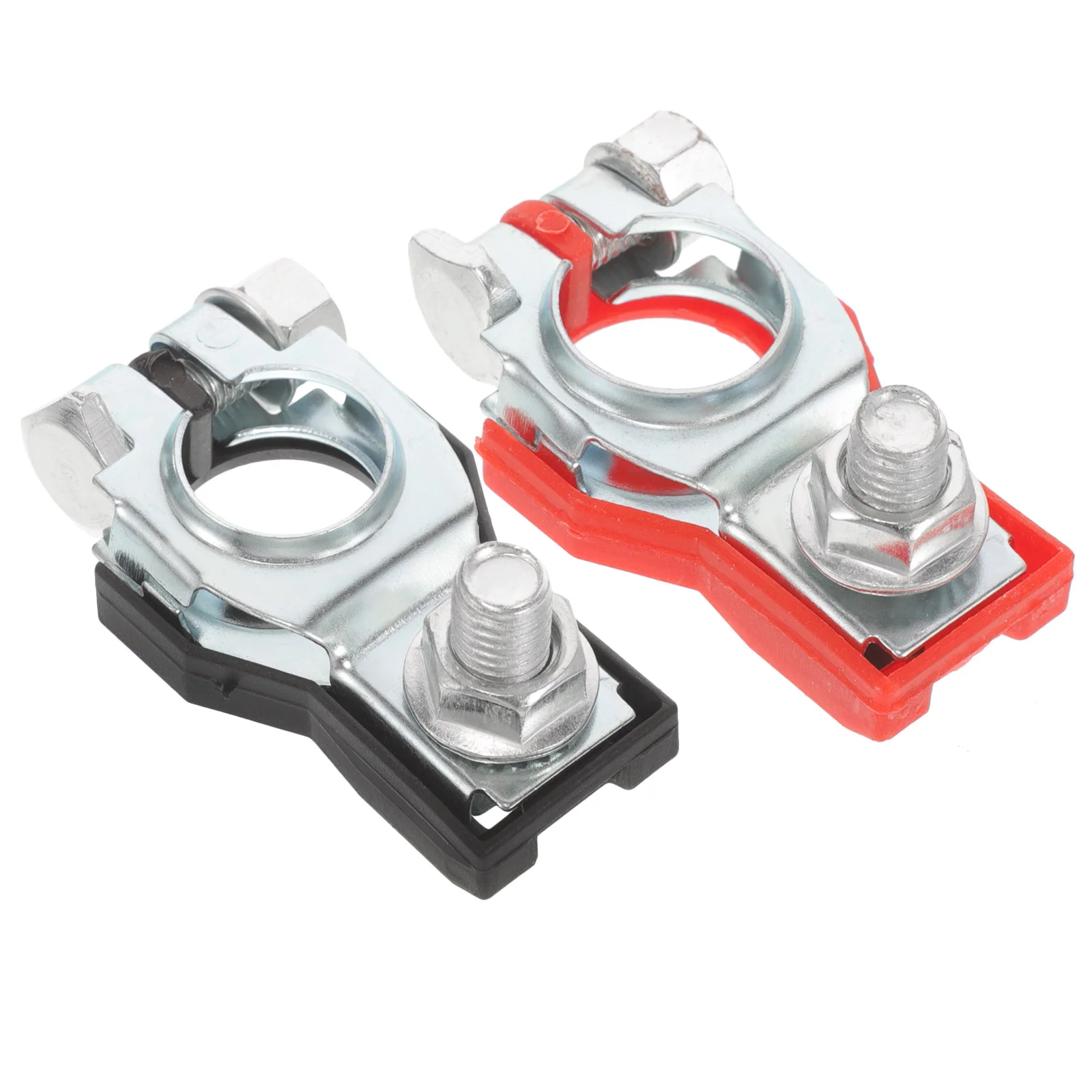 2 ชิ้นแบตเตอรี่รถ Pile Head Cable Terminal Clamps คลิปทดสอบไฟฟ้าอุปกรณ์ลบอัตโนมัติ