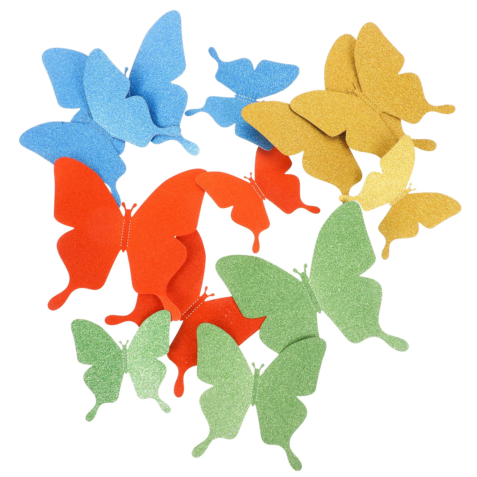 

12pcs Diy Butterfly Pvc Wall Decals 3D Decorative Stickers Removable Bedroom Home Party Decoration Wall Art Crafts