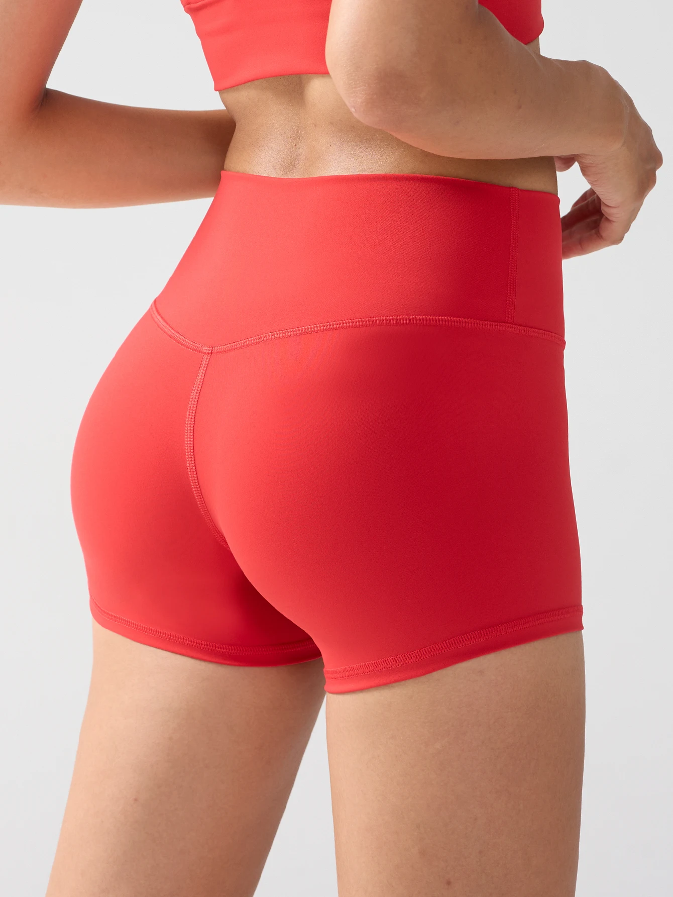 Women Sports Short Yoga Legging Shorts Squat Proof High Waist Fitness Tight Shorts Quick Drying Cycling Workout Gym Shorts image 6