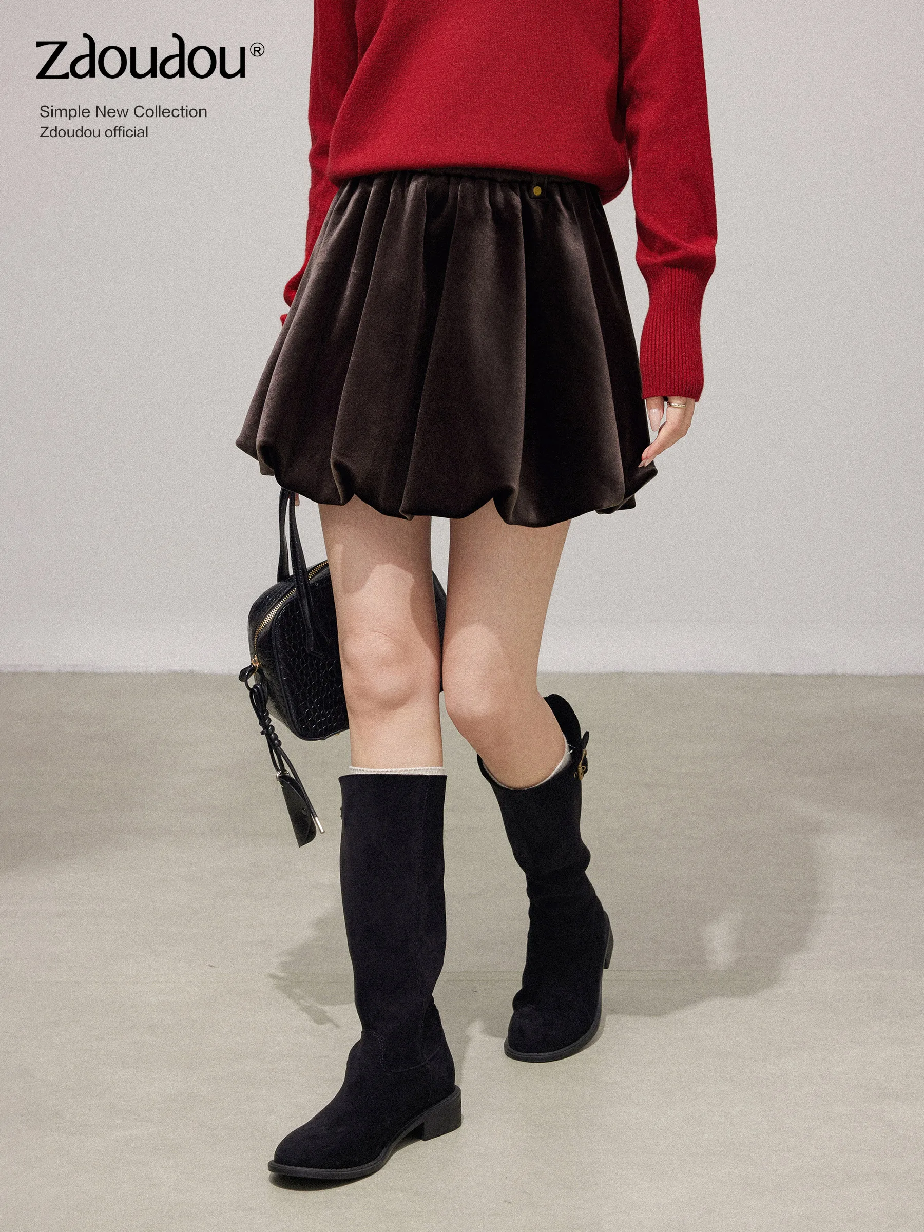 

Винтажная бархатная юбка-тюльпан с цветочным узором, женская, с высокой талией, приталенная, А-силуэт, короткая, осенне-зимняя, на эластичной резинке, повседневная