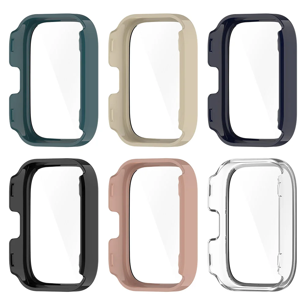 Custodia protettiva per schermo in vetro custodia protettiva antigraffio per paraurti con protezione per schermo per Amazfit Bip 5 Unity