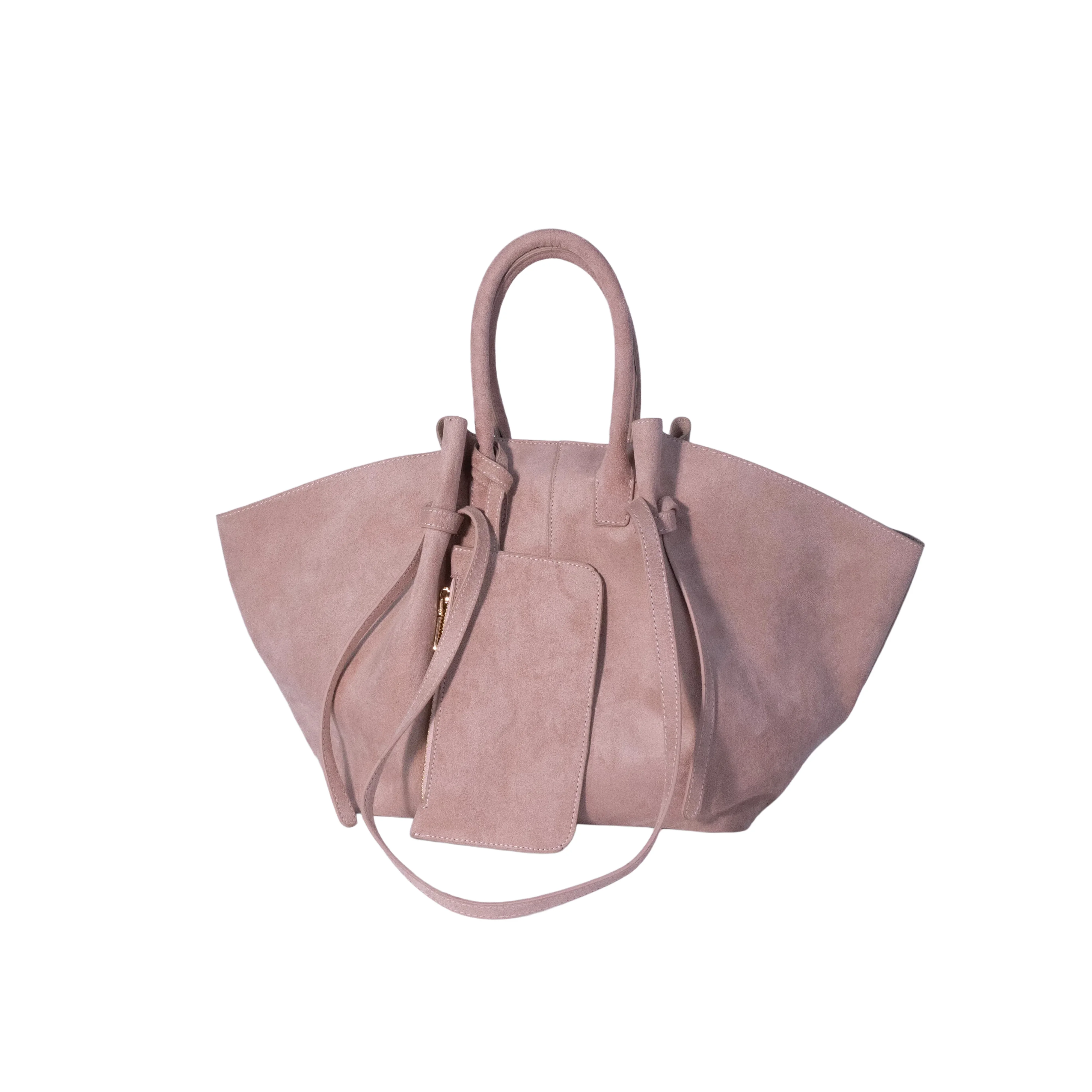 JIOMAY 2026 Damen Neue Vintage Tragetasche Große Wildleder Schultertasche Retro Hochwertige Handtasche und Unterarmtasche – Detail 2