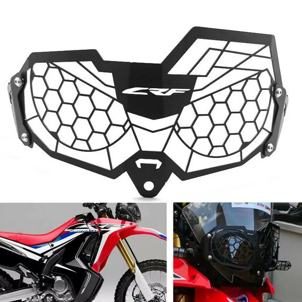 CRF LOGO Front Headlight Guard Cover  For Honda CRF300L CRF250L Rally CRF 300L 250L Rally 2017-2022 2020 2021