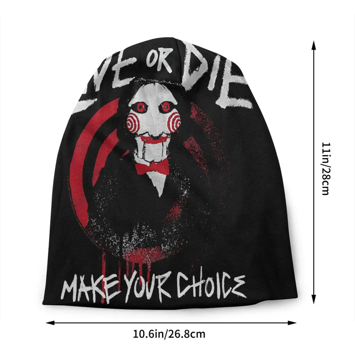Custom S-Sawes Horror Movie 80s Beanie Cap Unisex Winter Warm Bonnet Femme Knit Hats Outdoor Ski Retro Skullies Beanies Hats