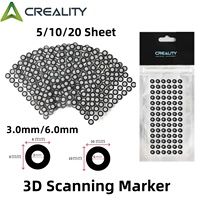Creality 3.0/6.0mm 3D Scanning Marker for 3D Scanner, 3D Tracking Dot Reference Point Markers, Diffuse Reflection Markers
