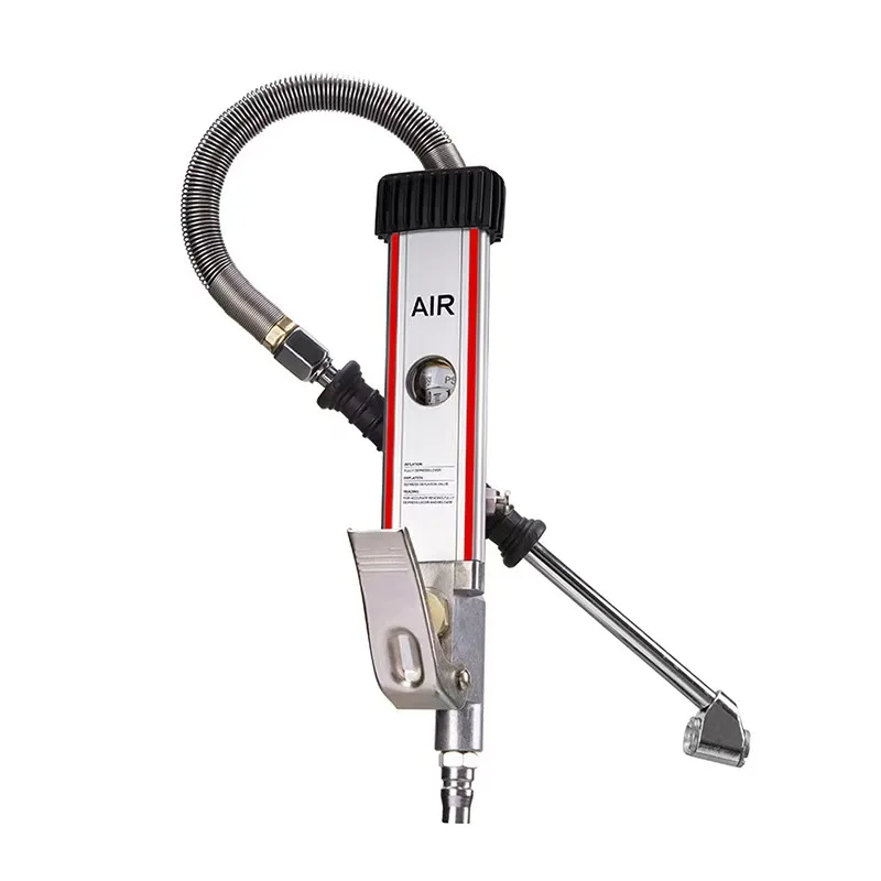 

Auto Automatic Vertical Wall Tire Inflator Pump Digital Display for Shop Factory Repair Durable Metal Tire Pressure Monitor