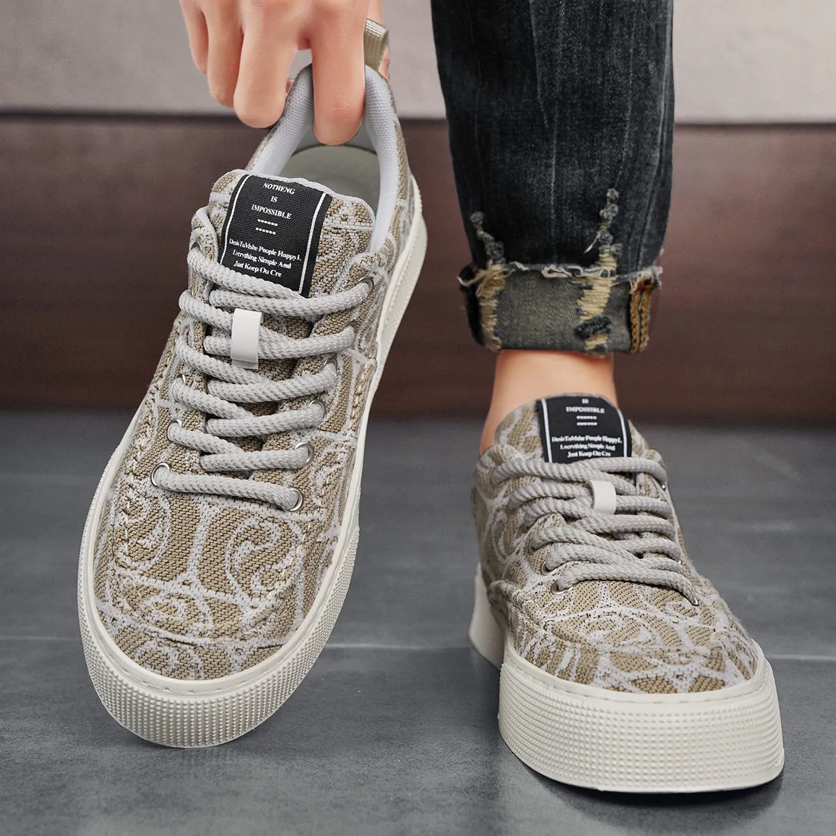 Fipatbu Sepatu Kasual Pria Sepatu Vulkanisir Santai Trendi untuk Pasangan Sepatu Trendi Uniseks Sepatu Pria Sepatu Wanita