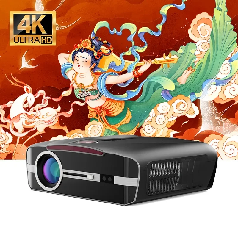 

Fast 3-day Shipping RTS Home Theater Lcd 1080p Full Hd 4K Video Home Cinema Smart Phone Projector For Android Projector