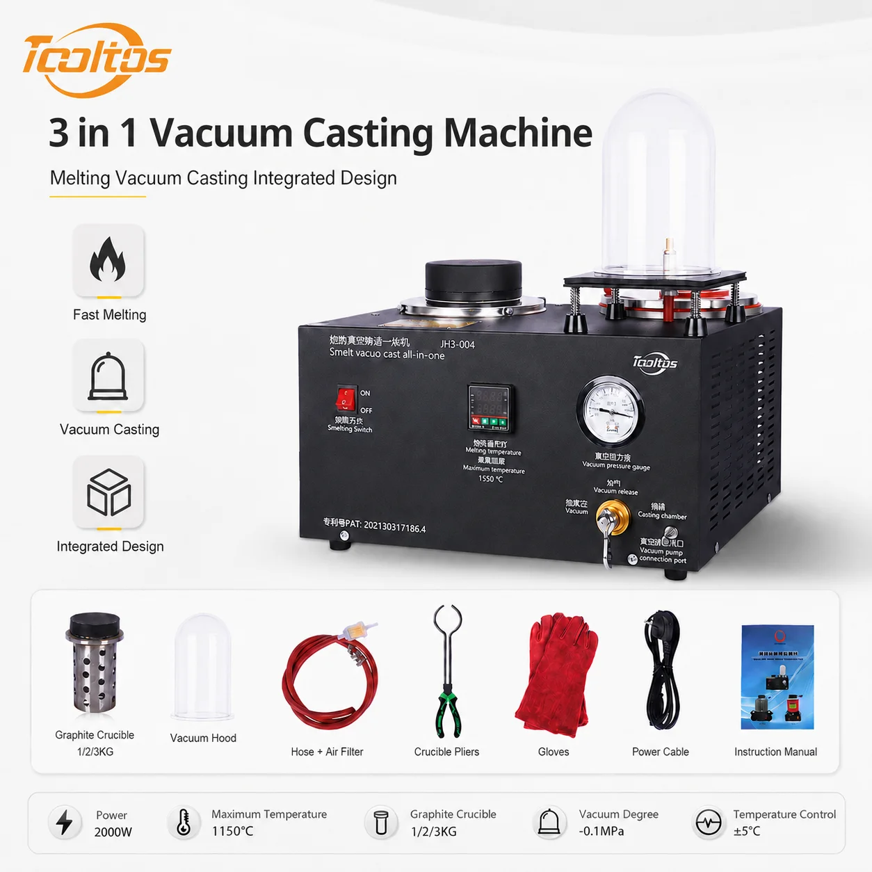 Tooltos Metal Casting Machine — product information 3