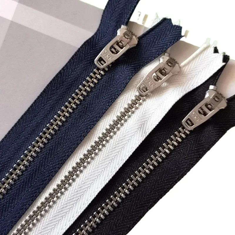 

20 шт./лотYKK YKK на молнии 3yg от 10 до 20 см, белая медь, закрытый конец, белые, черные, синие джинсы, швейные аксессуары для портного