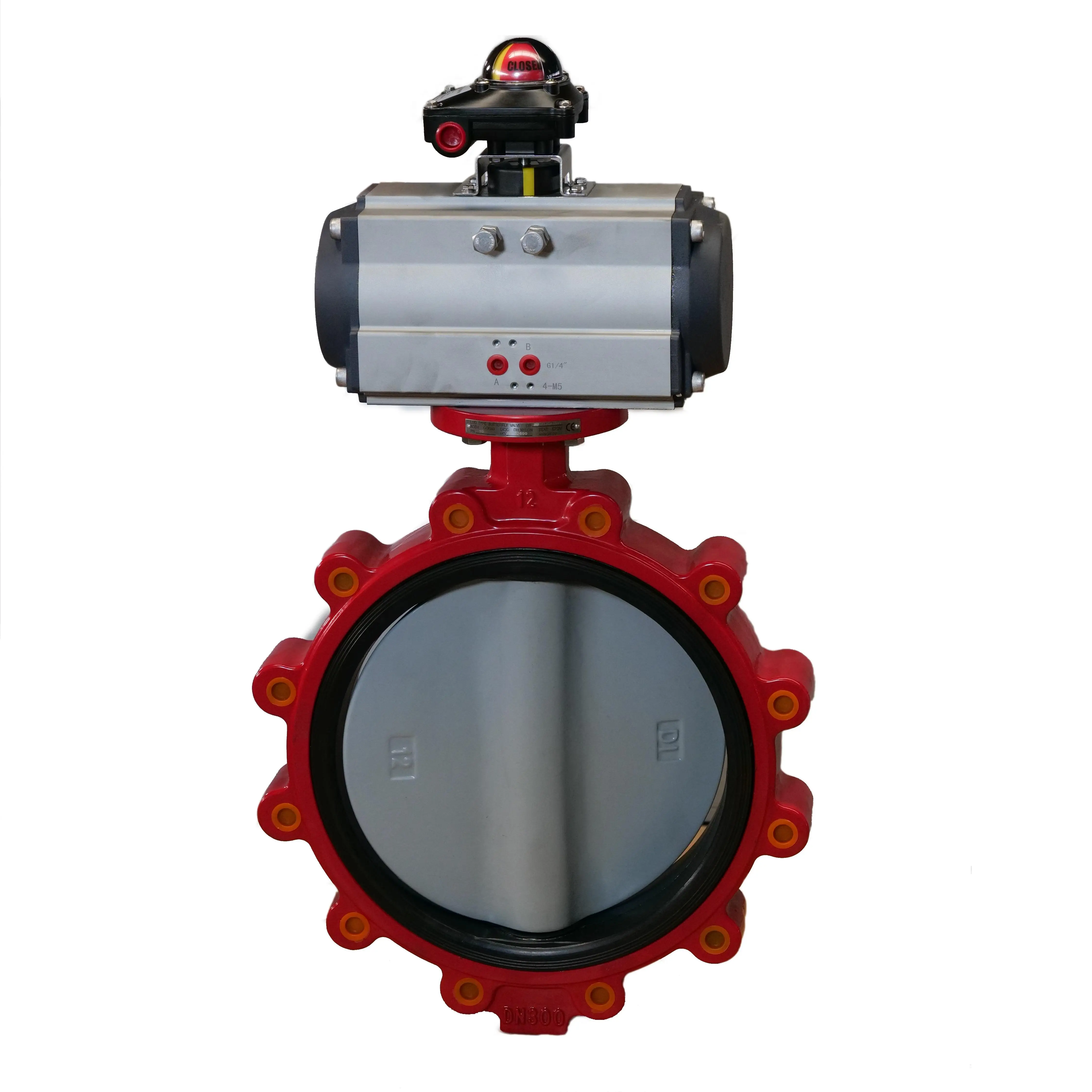 CE Explosion-Proof Pneumatic actuator butterfly valve