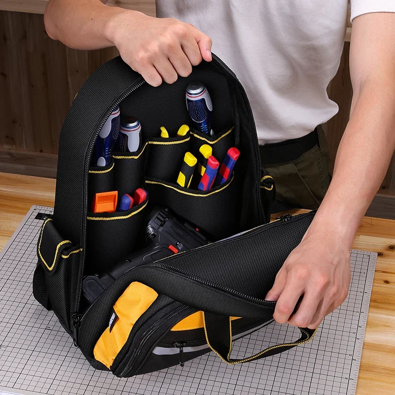 

Multifunctional Repair Shoulder Kit Canvas Wear Resistant Thickened Installation Tools Backpack