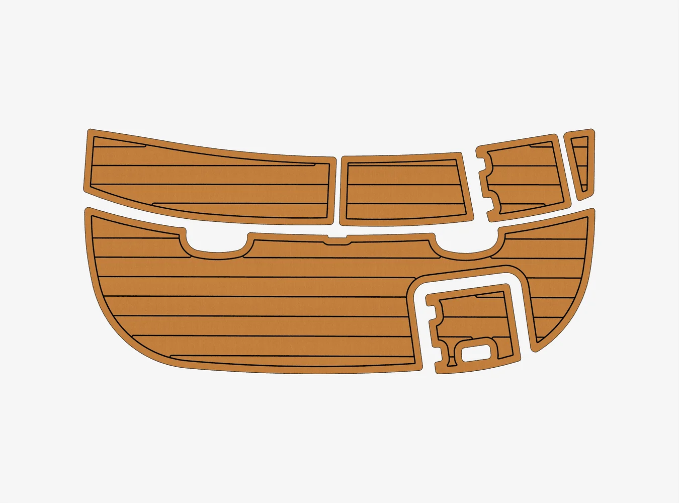 

2002-2003 Starcraft Nextstar 1/4" 6mm EVA foam Non-Slip PVC Teak Decking marine Mat seadek aqua carpet Marine Floor