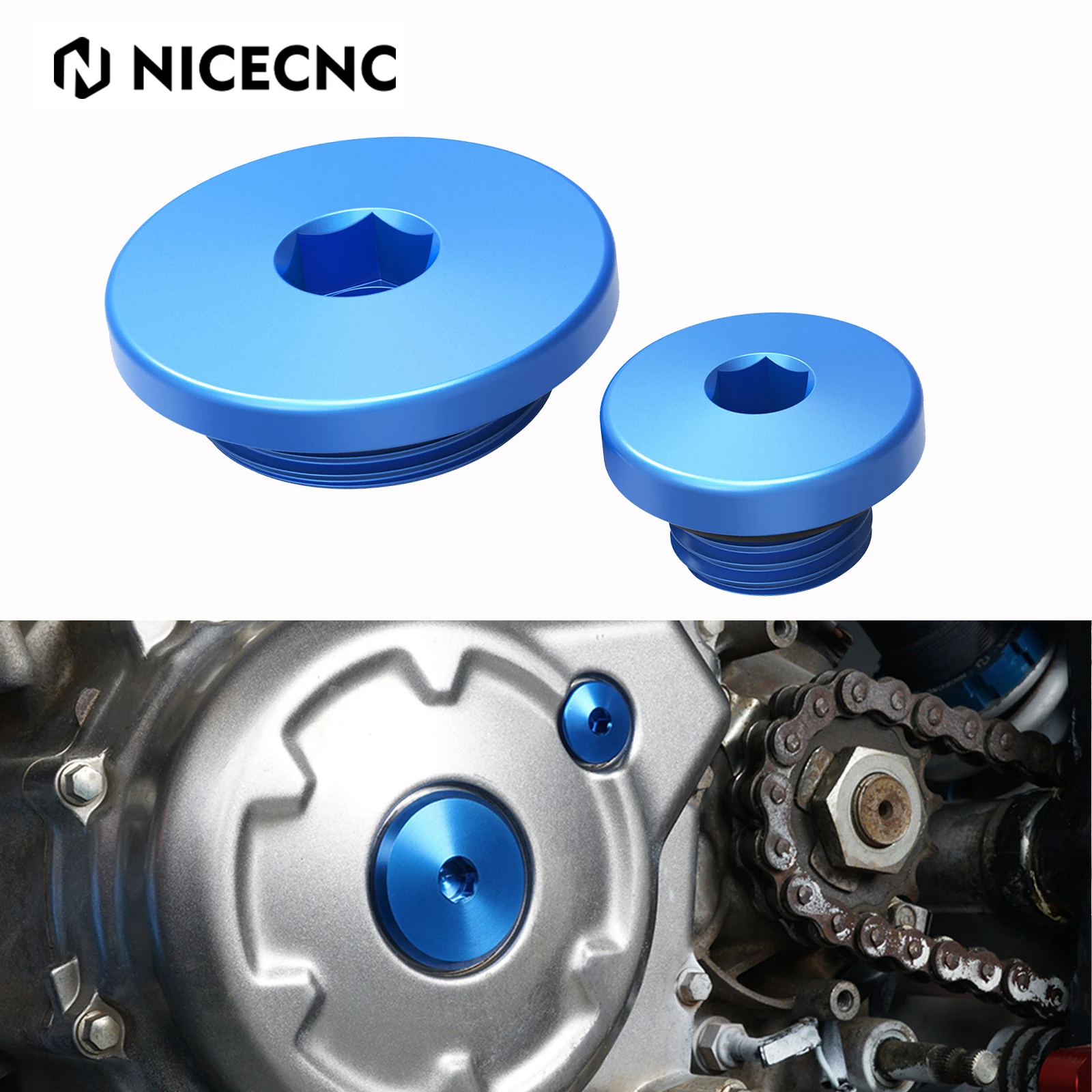 Engine Timing Cover Plug Cap For Yamaha WR250F WR450F 03-14 YZ450F 06-09 YFZ450 04-09 12-13 WRF 250 YZF 450 WR YZ 450F YFZ 450