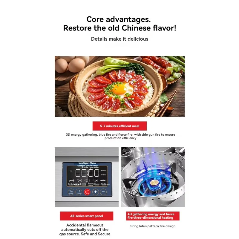 High Quality 9-Layer Commercial Canteen Kitchen Equipment Food Warmer Industrial Cooking Machines view 4