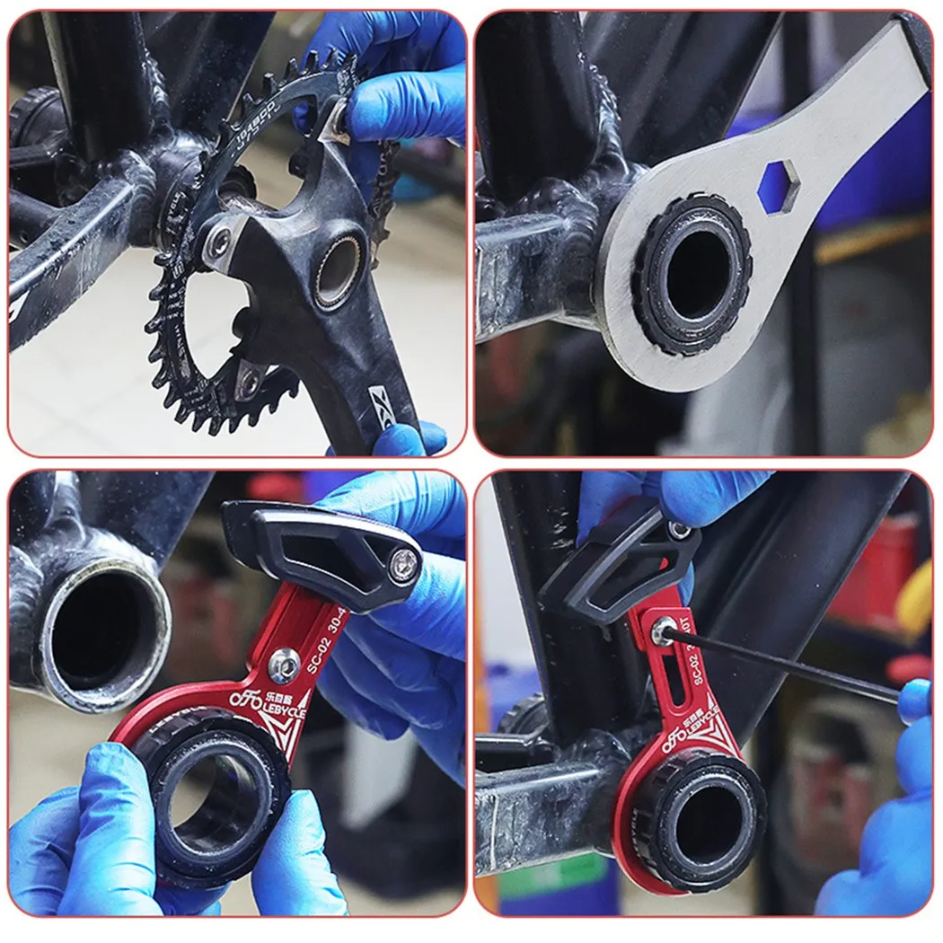 

Mountain Single Bicycle Chain Guide for Road and Mountain Bikes CNC 7075 Aluminum Alloy Easy to Install and Use
