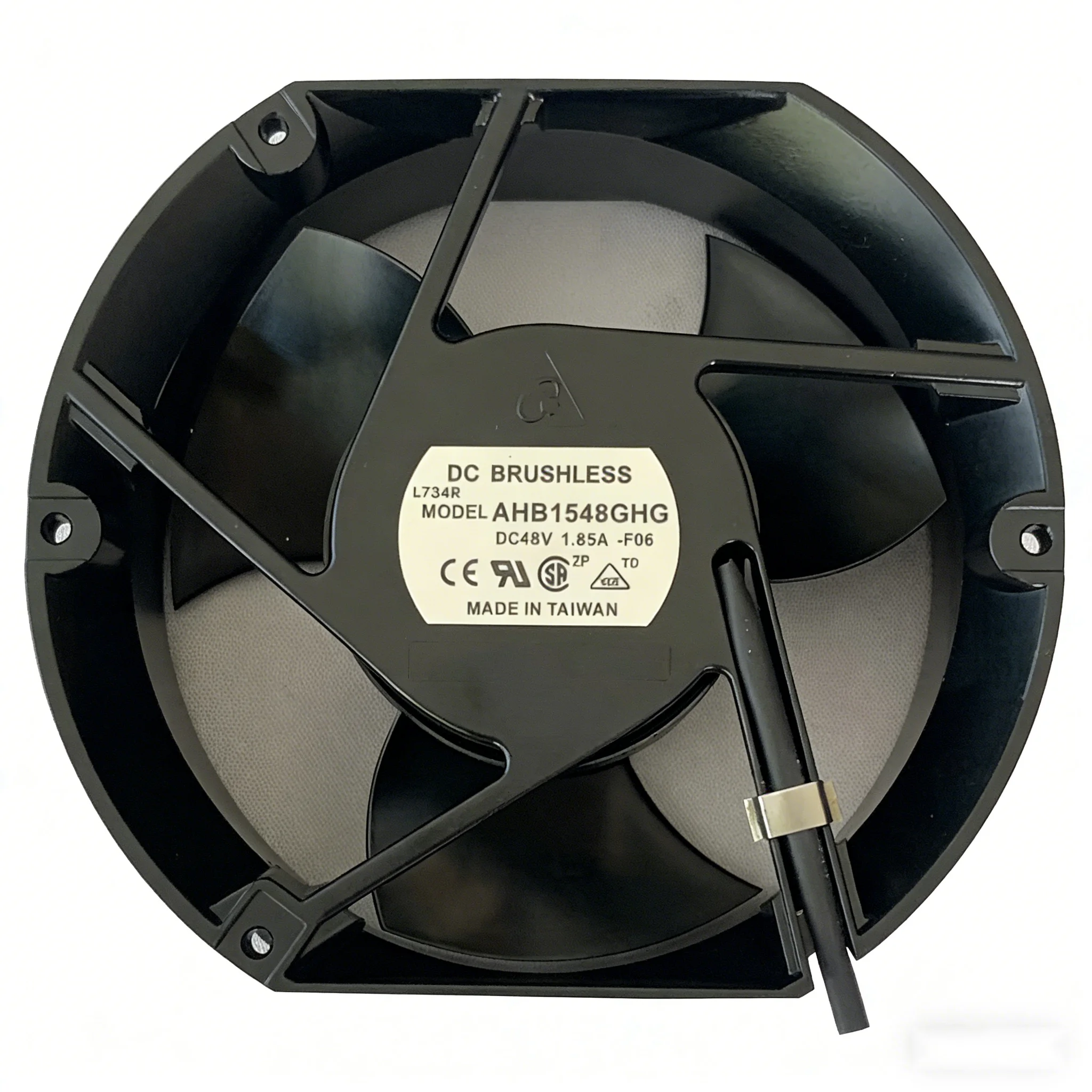AHB1548GHG DC 48V 3.60A 17251 172x150x51mm High Airflow Industrial Cooling Fan for Server & Energy Storage Cabinet