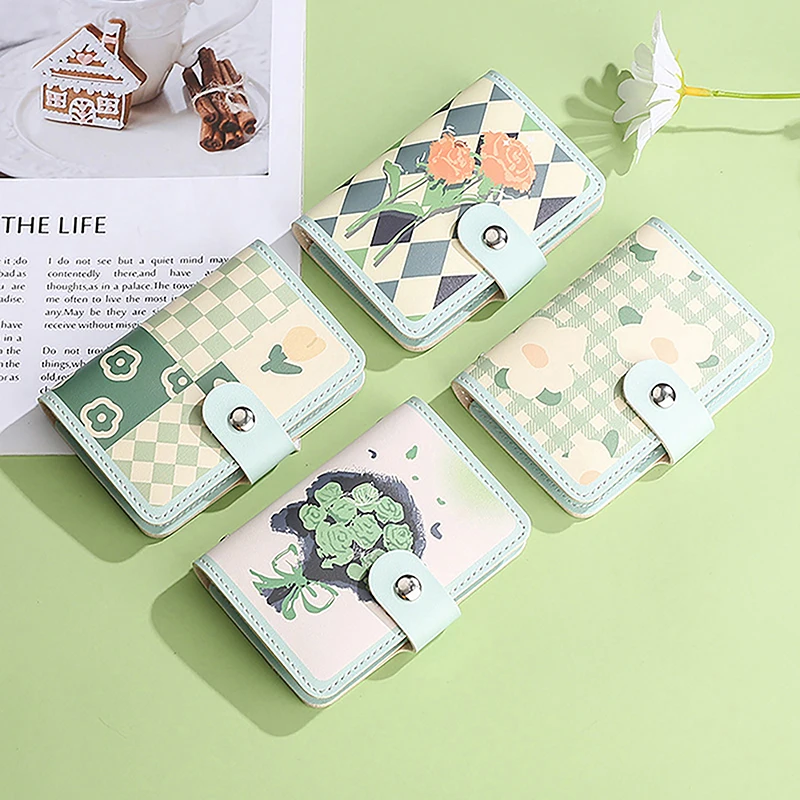 22 Card Package Simple Beautiful Storage Cartoon Portable Household Multiple Slots Universal Wear-resistant Card Holder