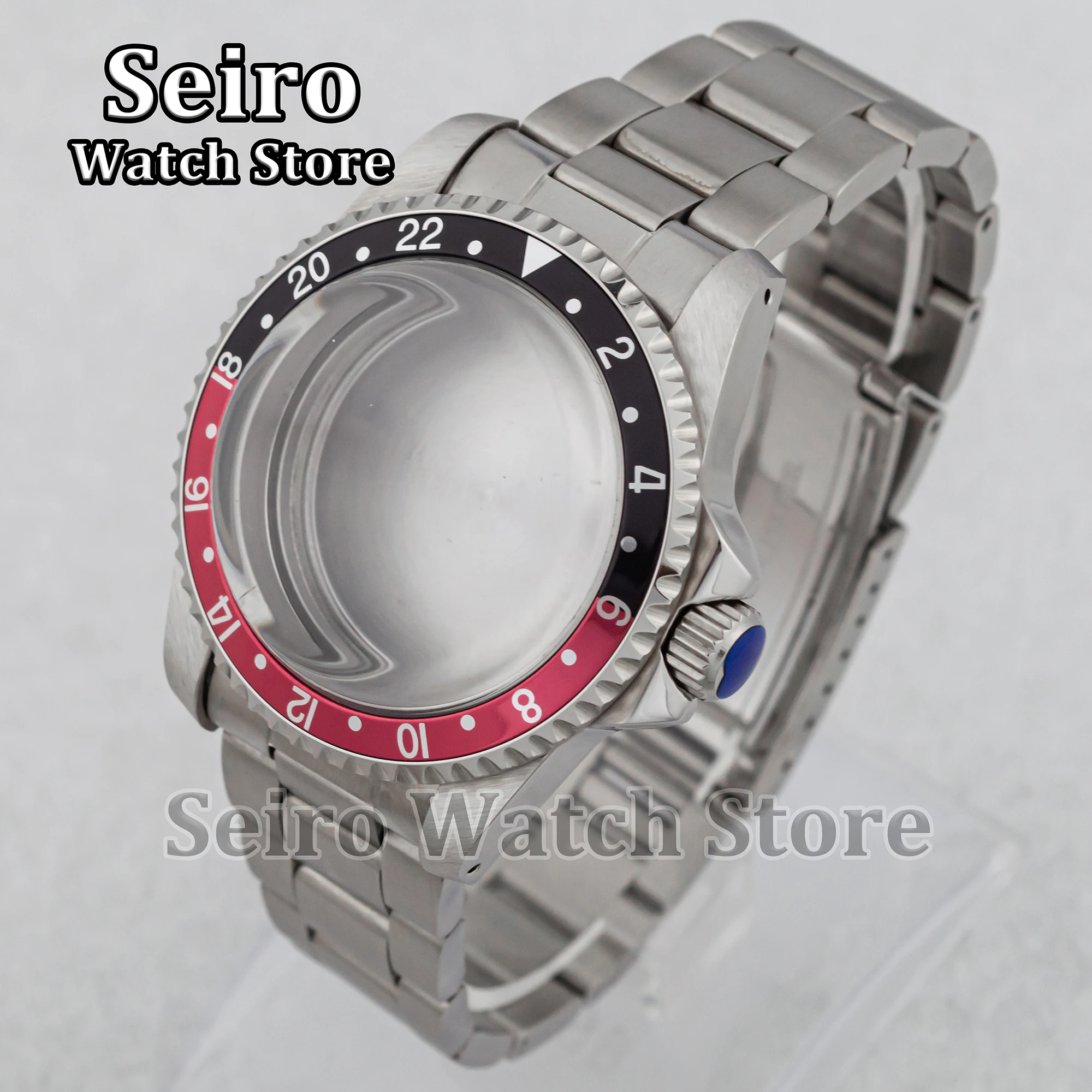 Casing jam tangan 39MM antik tali tiram baja tahan karat 10bar casing jam kaca gelembung Arcylic untuk SUB GMT NH35 NH36 gerakan