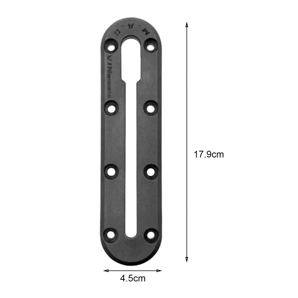 Kayak Track Mount High Stability Kayak Track System for Fishing Rod Holder Cup Holder Mount Low Profile Rail Gear Track for Fish