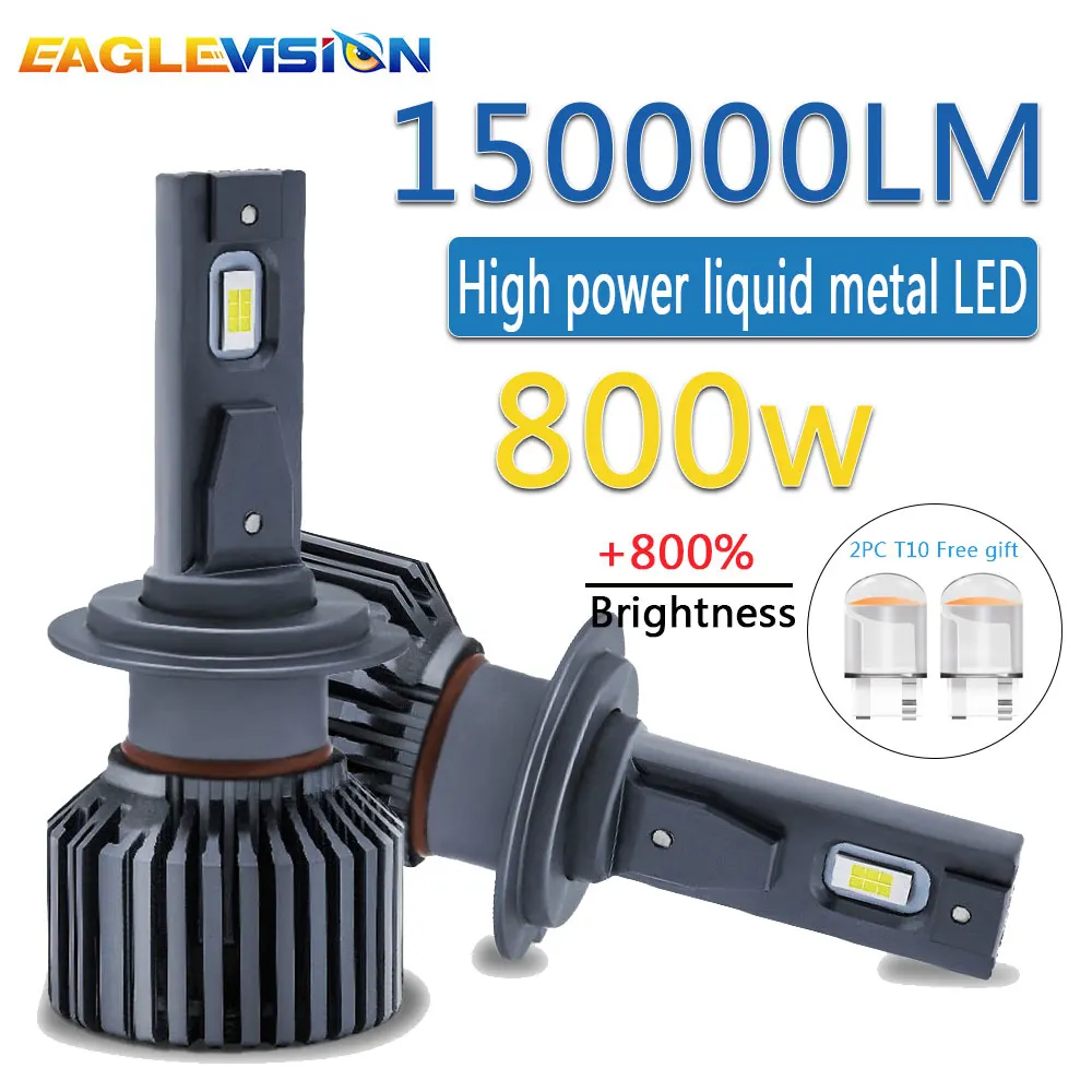 

EAGLEVISION LED Headlamp Bulb Canbus Led for Car Super Bright 9005 9006 HB3 HB4 9012 H1 H4 H7 H11 12V 24V LED Lights Bulb