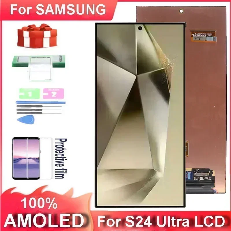 

Super AMOLED S24Ultra LCD Touch Screen For Samsung Galaxy S24 Ultra 5G S928 S928F S928B S928U S928E Display Digitizer Assembly