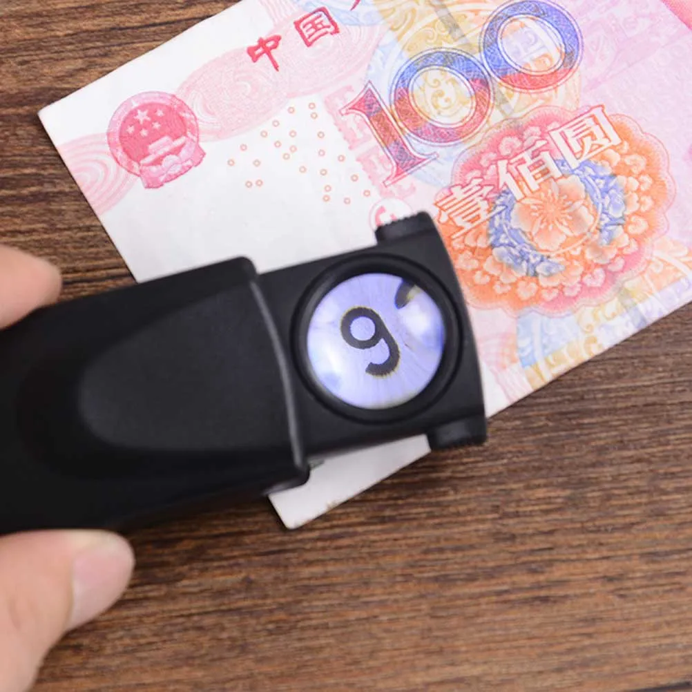 

Jewelry Magnifying Glass 21mm LED Illuminated Pull-Type Magnifier Adjustable Magnification for Gems Coins Stamps Watches Jewelry