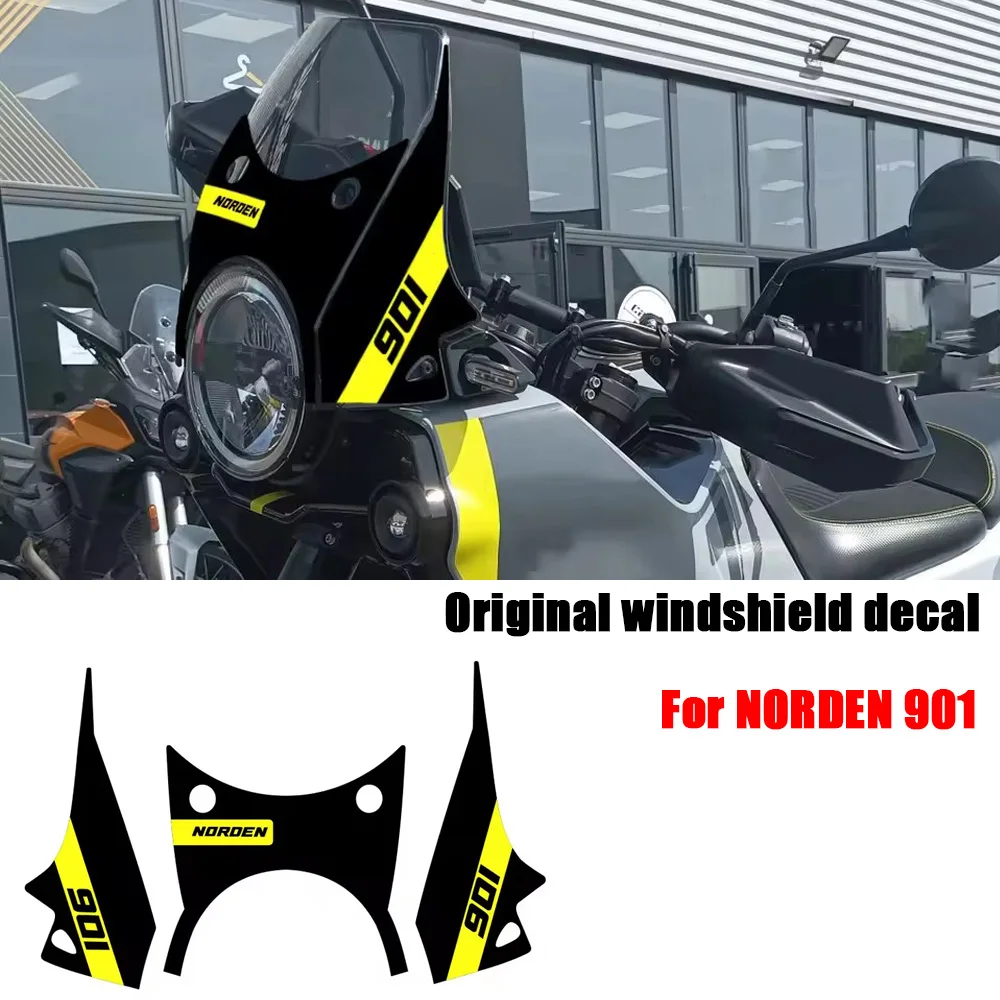 For HUSQVARNA NORDEN 901 NORDEN901 Original windshield decal Decorative, NORDEN 901 windshield waterproof decals