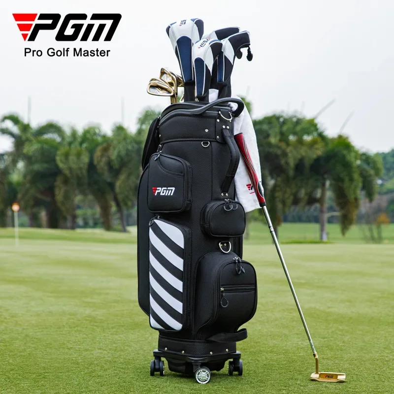 PGM bolsa de golf estándar con poleas, bolsa de golf telescópica multifuncional