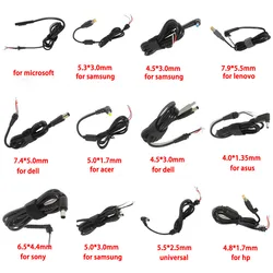 DC repair cable square port type-c 5.5*2.5MM plug cable connector power output cable laptop universal specification full