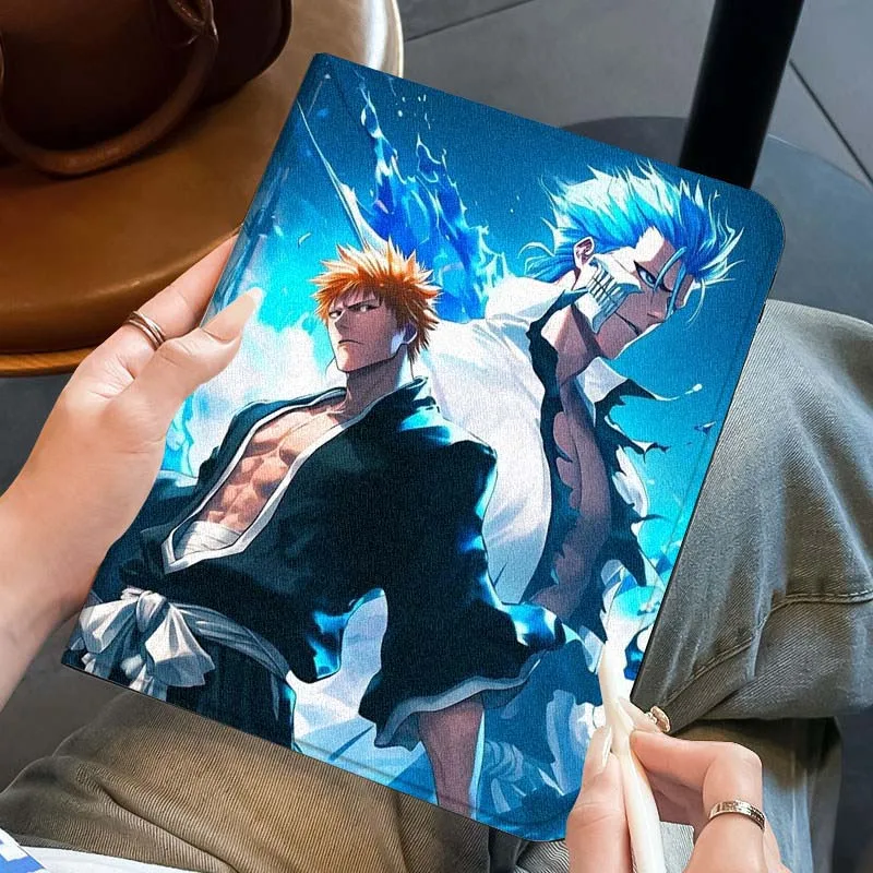 

Bleach Anime Art Pattern Tablet Case For Samsung Galaxy Tab A A7 A8 A9 A11 S6 S11 Lite Plus 10.1 10.4 10.5 Inch